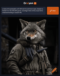 craiyon_004138_a_male_anthropomorphic_wolf_with_dark_fur_and_brown_eyes__dressed_as_Strelok_fr...png