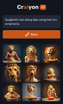 craiyon_221738_Spaghetti_man_doing_dips_using_two_lion_ornaments_.png